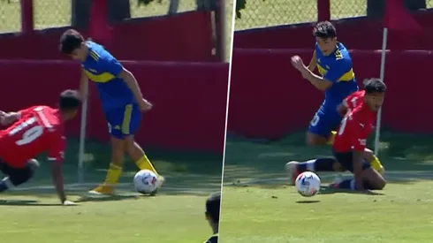 Taborda y un lujo que volvió locos a los hinchas.