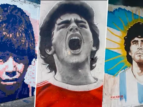 Diego Eterno: el mapa interactivo con los mejores murales de Maradona
