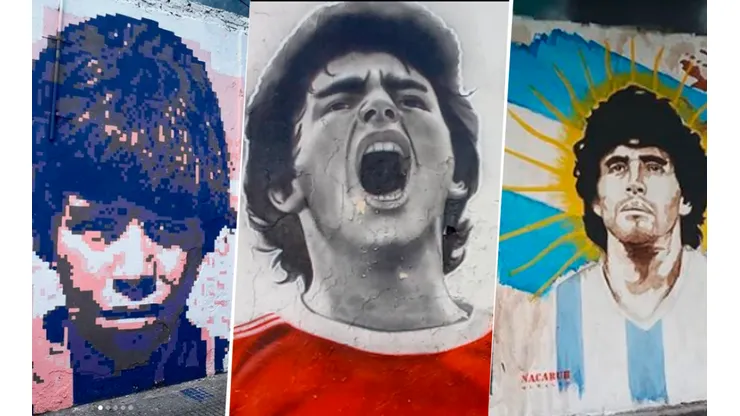 Diego Eterno: el mapa interactivo con los mejores murales de Maradona