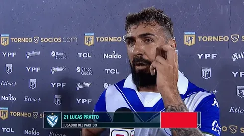 Las declaraciones de Lucas Pratto.
