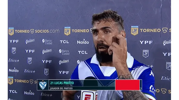 Las declaraciones de Lucas Pratto.
