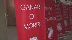 "Ganar o morir": los intimidantes carteles para motivar al plantel de Barracas Central antes del duelo con Tigre