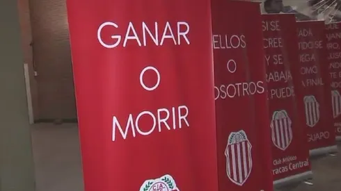 "Ganar o morir": los intimidantes carteles para motivar al plantel de Barracas Central antes del duelo con Tigre