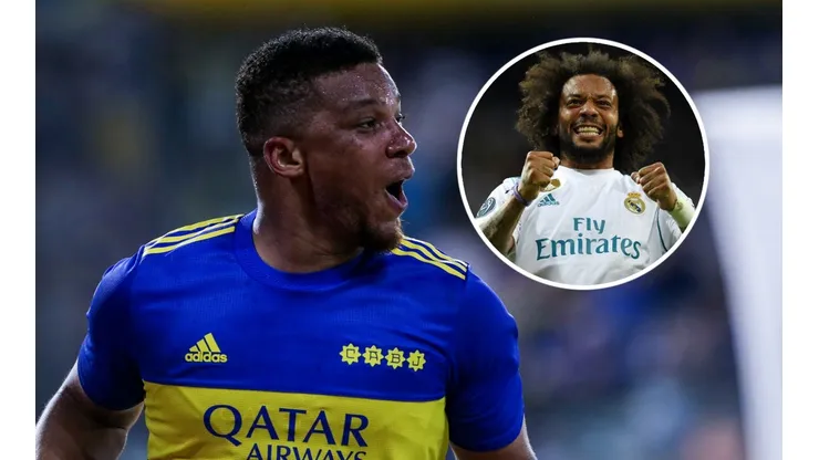 Frank Fabra, jugador de Boca, y una divertida comparación con Marcelo (Fotos: Getty)