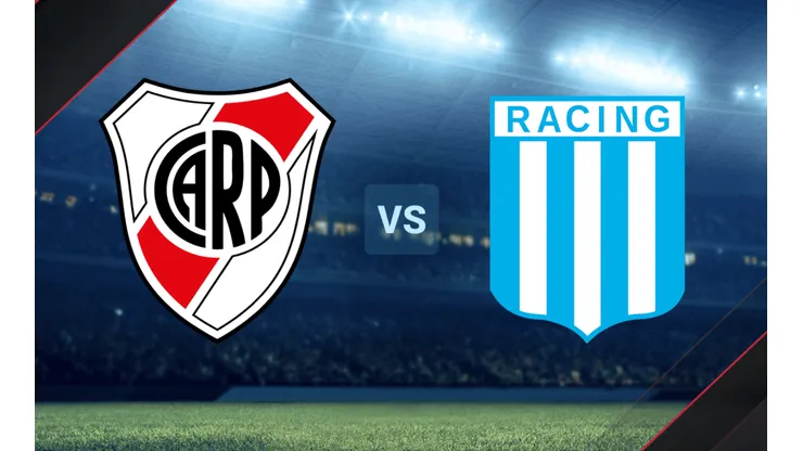 River vs. Racing por la Liga Profesional.