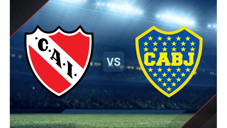 Independiente vs. Boca Juniors por la Liga Profesional.