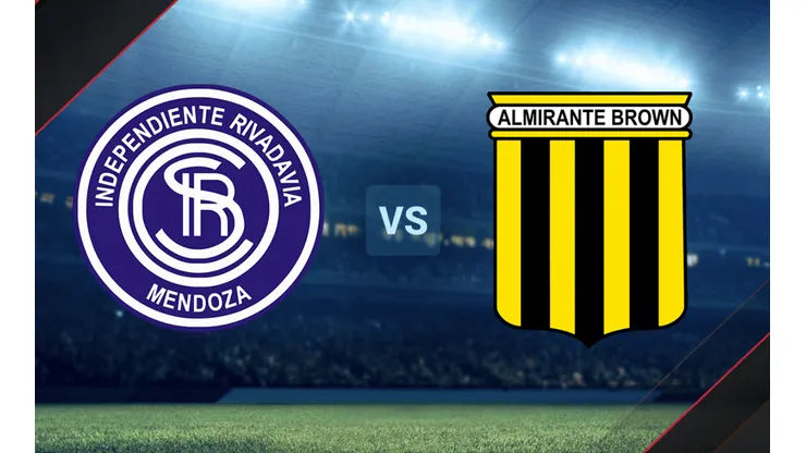 Independiente Rivadavia vs. Almirante Brown por la Primera Nacional.