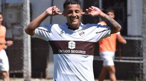 Tiago Palacios, la joya de Platense que le hizo tres goles a River en Reserva. (Foto: Twitter Platense).