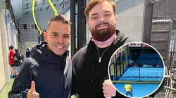 Saviola la rompió en el torneo de Ibai.