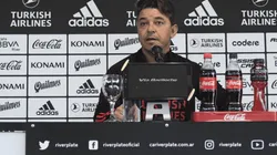 Gallardo tomó la palabra en conferencia.