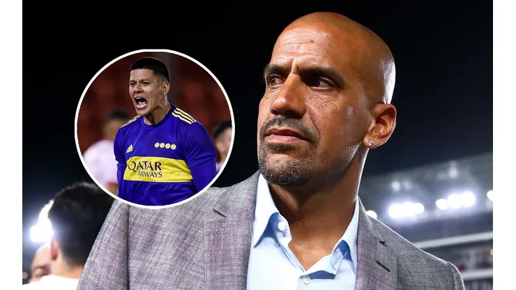 Juan Sebastián Verón volvió a hablar de Marcos Rojo y su pase a Boca (Fotos: Getty Images)