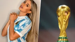 El diálogo entre Morena Beltrán y la cuenta de Qatar 2022: "Yendo"