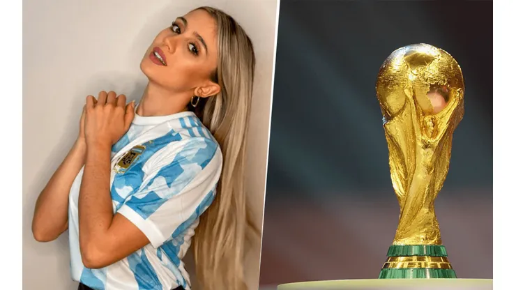 El diálogo entre Morena Beltrán y la cuenta de Qatar 2022: "Yendo"