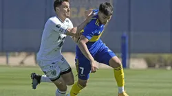 Zeballos la rompió en la Reserva de Boca.