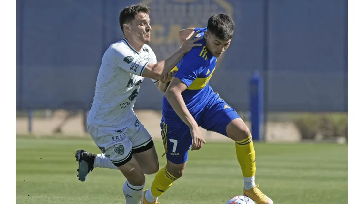 Zeballos la rompió en la Reserva de Boca.
