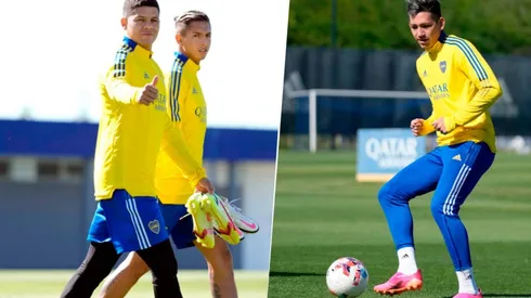 Boca presentó su indumentaria de entrenamiento (Foto: Boca vía Twitter)