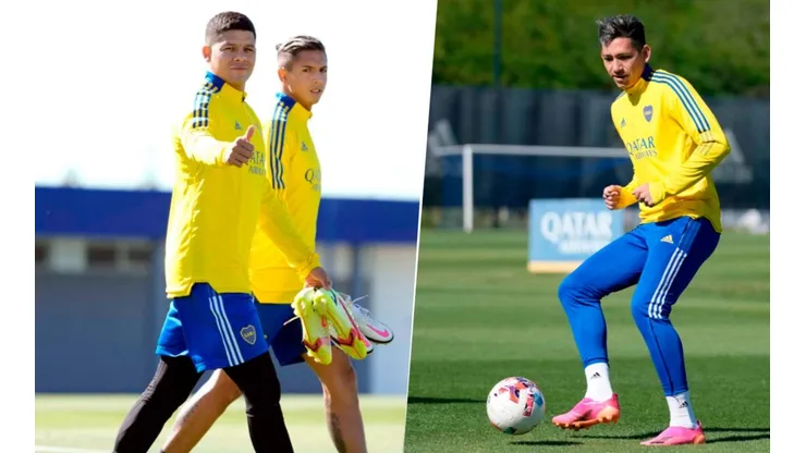 Boca presentó su indumentaria de entrenamiento (Foto: Boca vía Twitter)
