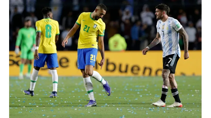 Rodrigo De Paul analizó el empate ante Brasil.
