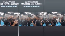 Delirio absoluto: el video íntimo de la Selección Argentina festejando la clasificación a Qatar 2022