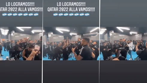 Delirio absoluto: el video íntimo de la Selección Argentina festejando la clasificación a Qatar 2022