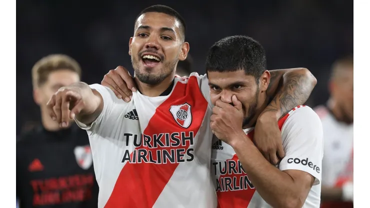 David Martínez y Robert Rojas, River Plate (Foto: Getty Images)