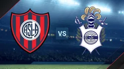 San Lorenzo vs. Gimnasia por la Liga Profesional.