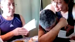 VIDEO | Su familia le regaló una entrada para ver a la Selección y rompió en llanto