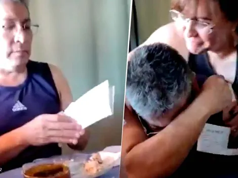 VIDEO | Su familia le regaló una entrada para ver a la Selección y rompió en llanto