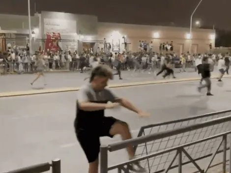 VIDEO | Descontrol y caos en el arribo de la Selección Argentina a San Juan