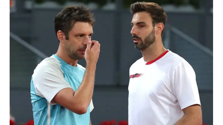Horacio Zeballos y Marcel Granollers se enfrentarán con Mate Pavic y Nikola Mektic por el ATP Finals. (Foto: Getty Images).