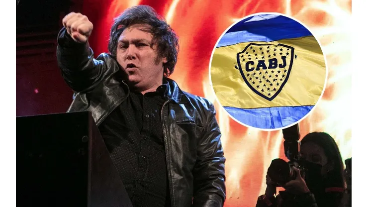 Javier Milei y una curiosa comparación en redes con Boca (Fotos: Getty Images)