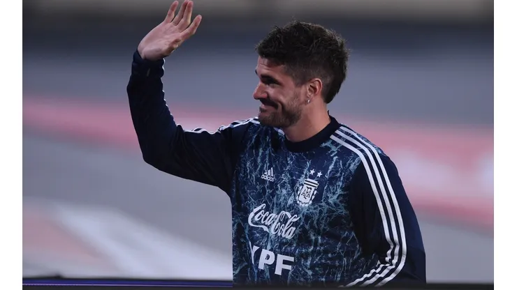 Rodrigo De Paul le envió un tierno mensaje a su hijo, Bautista.