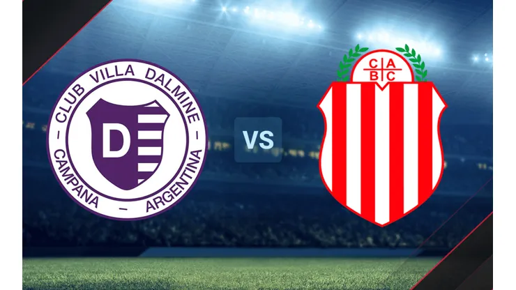 Villa Dálmine vs. Barracas por la Primera Nacional.