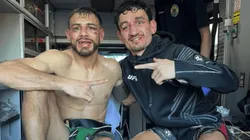 VIDEO | Brindaron la pelea del año y posaron juntos en una ambulancia