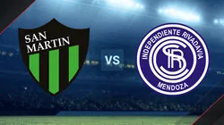 San Martín de San Juan vs. Independiente Rivadavia por la Primera Nacional.