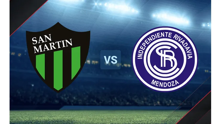 San Martín de San Juan vs. Independiente Rivadavia por la Primera Nacional.