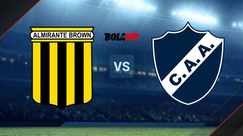 Almirante Brown vs. Alvarado por la Primera Nacional.