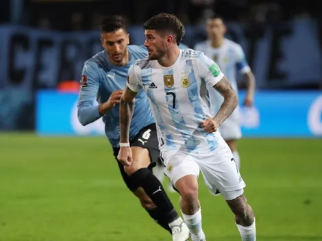 Pieza clave: todos los registros que lideró De Paul ante Uruguay