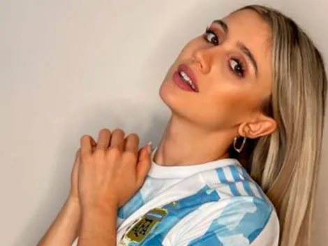 Sin Messi, Morena Beltrán quedó fascinada con otro jugador de la Selección: "Modo Dios"