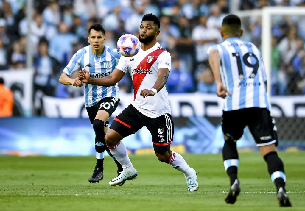 Miguel Borja marcó por duplicado ante la Academia. (Foto: Getty).