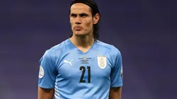 Edinson Cavani, una de las bajas de Uruguay para enfrentar a la Selección Argentina. (Foto: Getty Images).