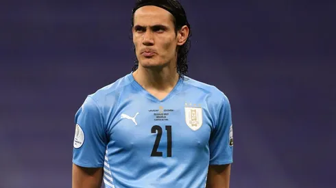 Edinson Cavani, una de las bajas de Uruguay para enfrentar a la Selección Argentina. (Foto: Getty Images).