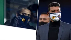 Juan Román Riquelme y Sebastián Battaglia, Boca Juniors (Foto: Getty Images)