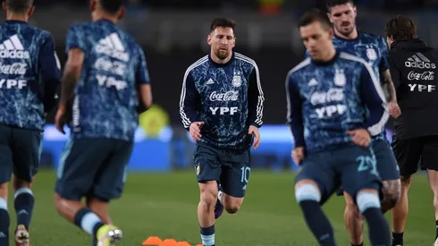 Messi sería titular ante Uruguay.