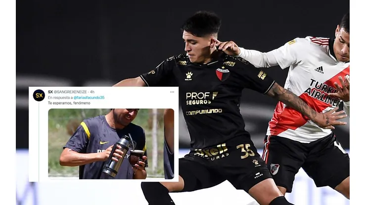 La reacción de los hinchas de Boca ante la foto de Farías en redes (Foto: Getty Images)