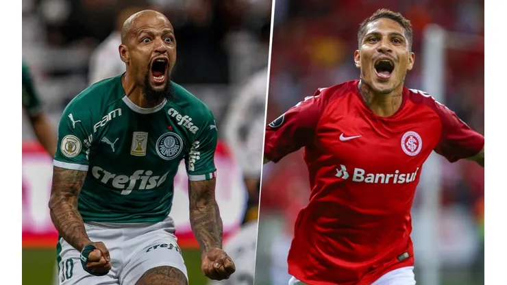 Felipe Melo y Paolo Guerrero, fútbol de Brasil (Foto: Getty Images)