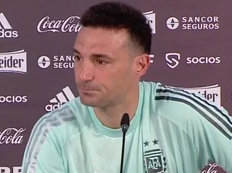 La emoción de Scaloni en conferencia de prensa: "No quiero hablar mucho"