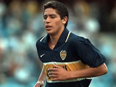 A 25 años del debut de Riquelme en Boca: su primera función ante Unión