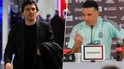 Scaloni le contestó a Leonardo.