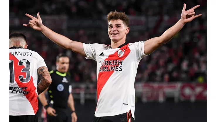 Julián Álvarez, delantero de River Plate (Foto: Getty Images)